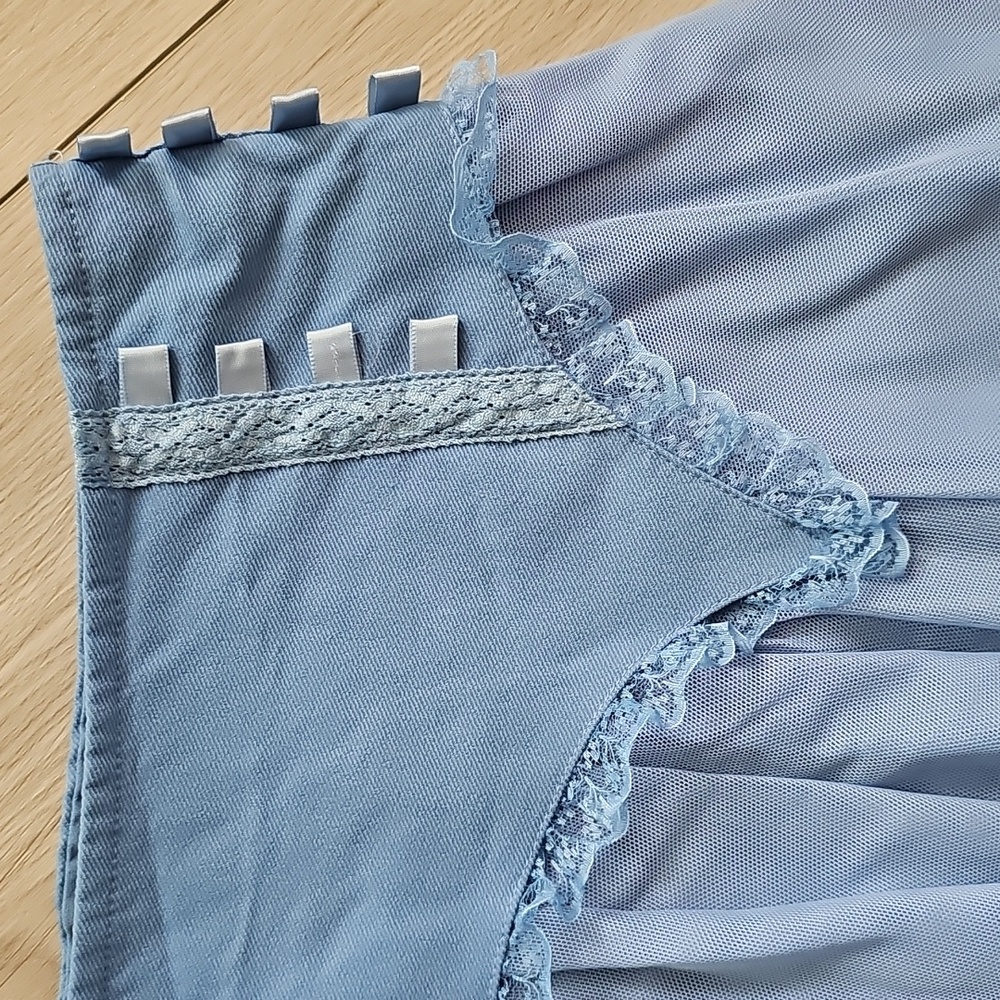 Current Mood Whimsical Fairy Festival Poetic Romance Mini Skirt, Large *Read - Picture 3 of 16